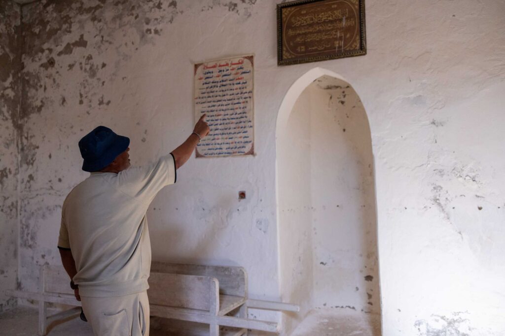 Hier, in der Moschee, hat Slava nach seiner Rettung gebetet, erzählt Mohammed.