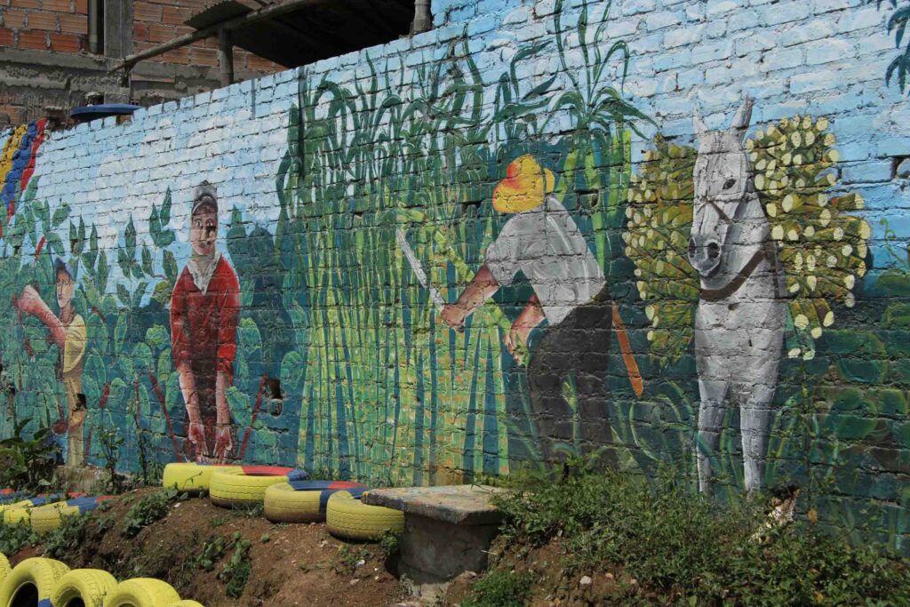 Mural in San Agustin