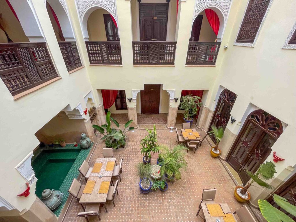 Innenhof des Riad Sassa Finda