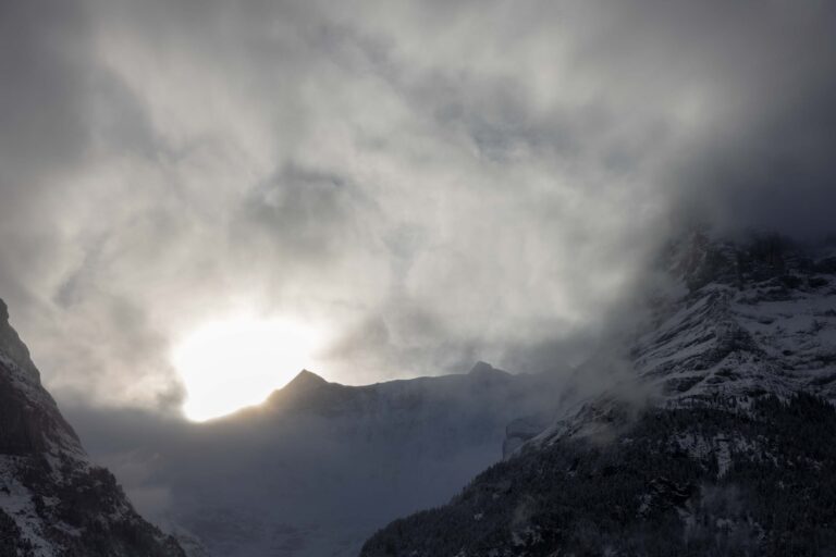 Mystisches Wetter in Grindelwald