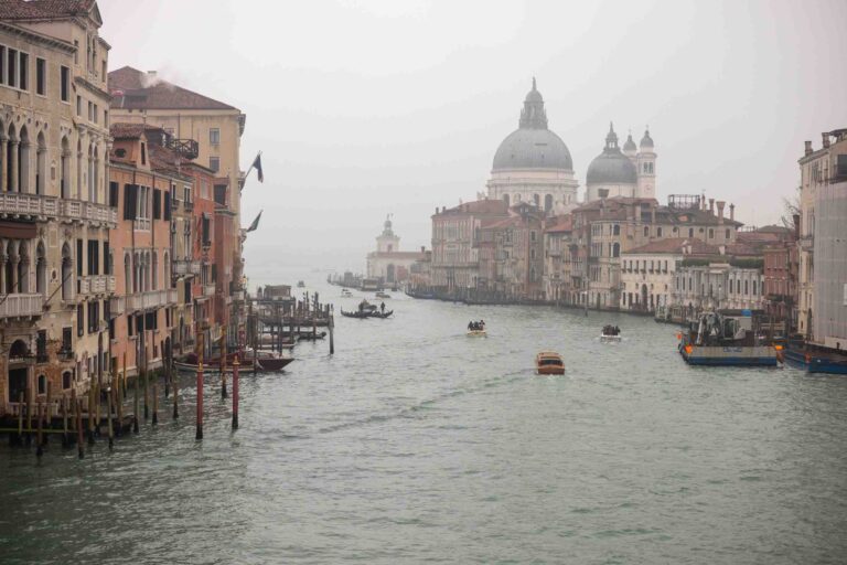 Blick über den Canal Grande in Venedig