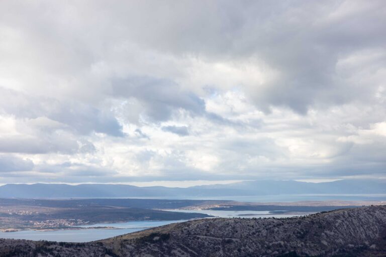 Wahnsinns Ausblick über Bribir, Kroatien