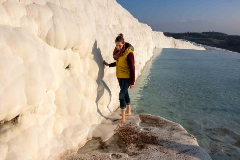 Kalkwand in Pamukkale