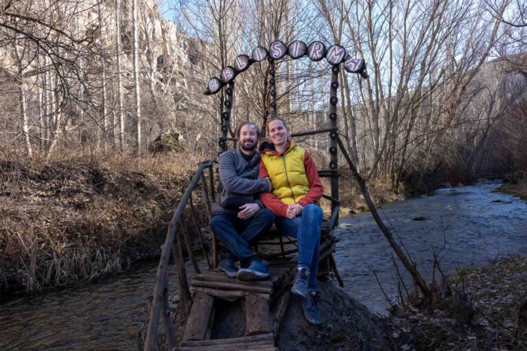 Philip und Inga im Ihlara Tal