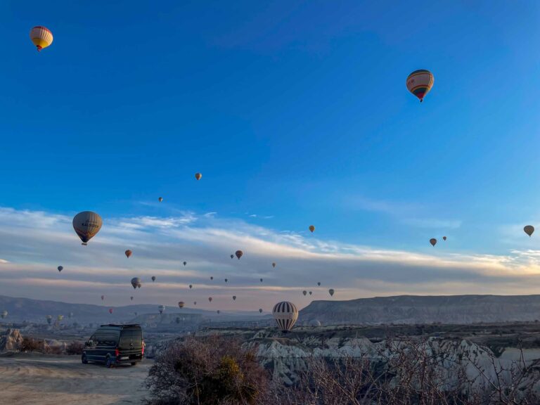 Heißluftballons über Kappadokien