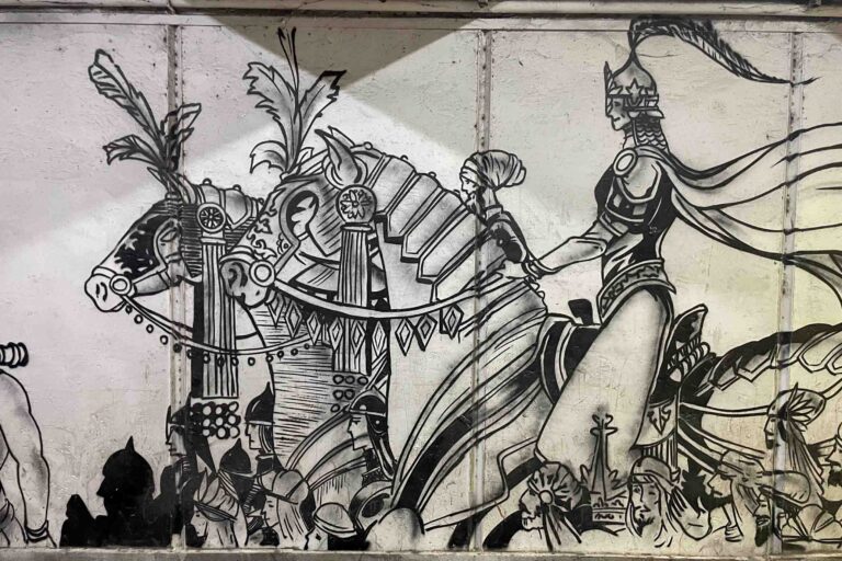 Überall Streetart in Tiflis!