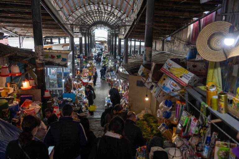 Auf dem Markt in Telawi