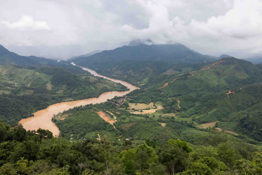 Blick über Nong Kiaw