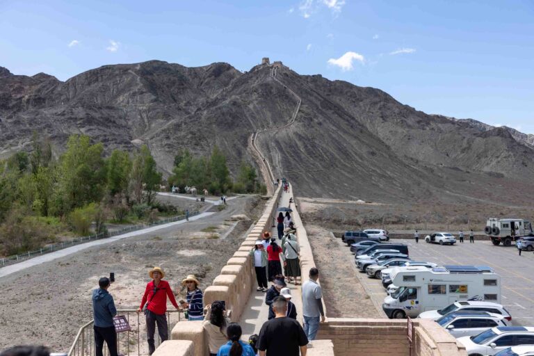 Lucas an der Chinesischen Mauer