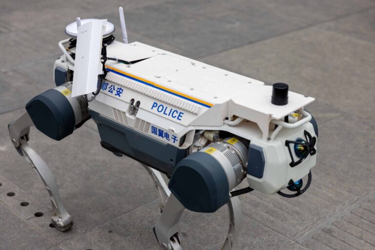 Polizei Roboter in Chengdu