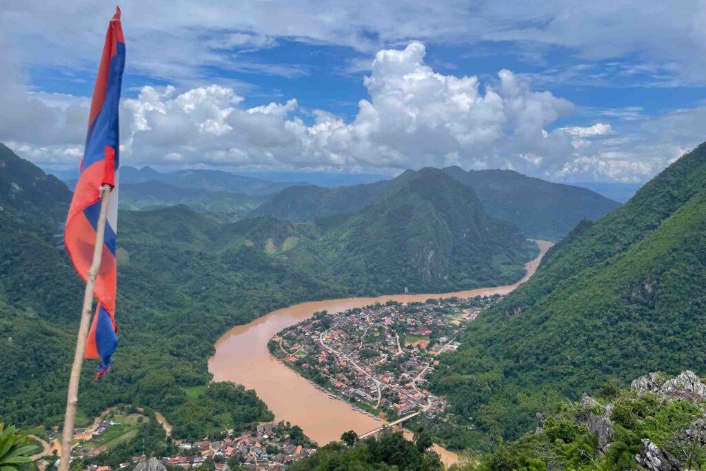 Aussicht auf Nong Kiaw