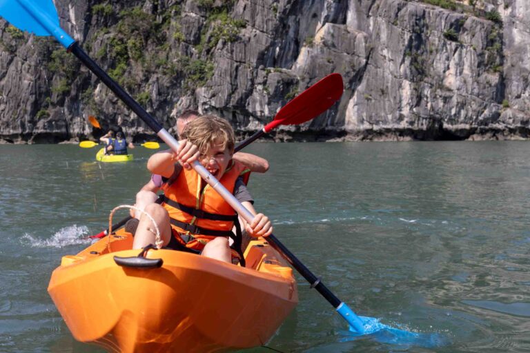 Kayaking Halong Bay
